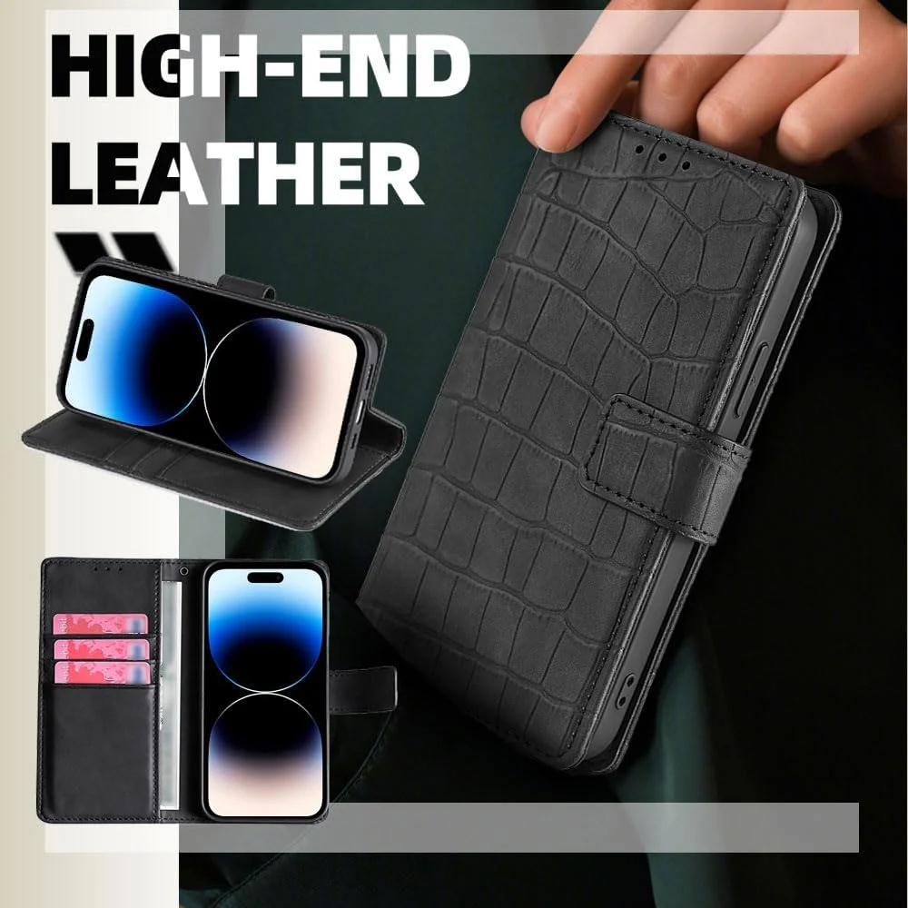 کاور سازگار با هوآوی نوا 4، دارای جای کارت، استند تاشو و قفل مغناطیسی، مشکی کاور سازگار با هوآوی نوا 4، دارای جای کارت، استند تاشو و قفل مغناطیسی، مشکی