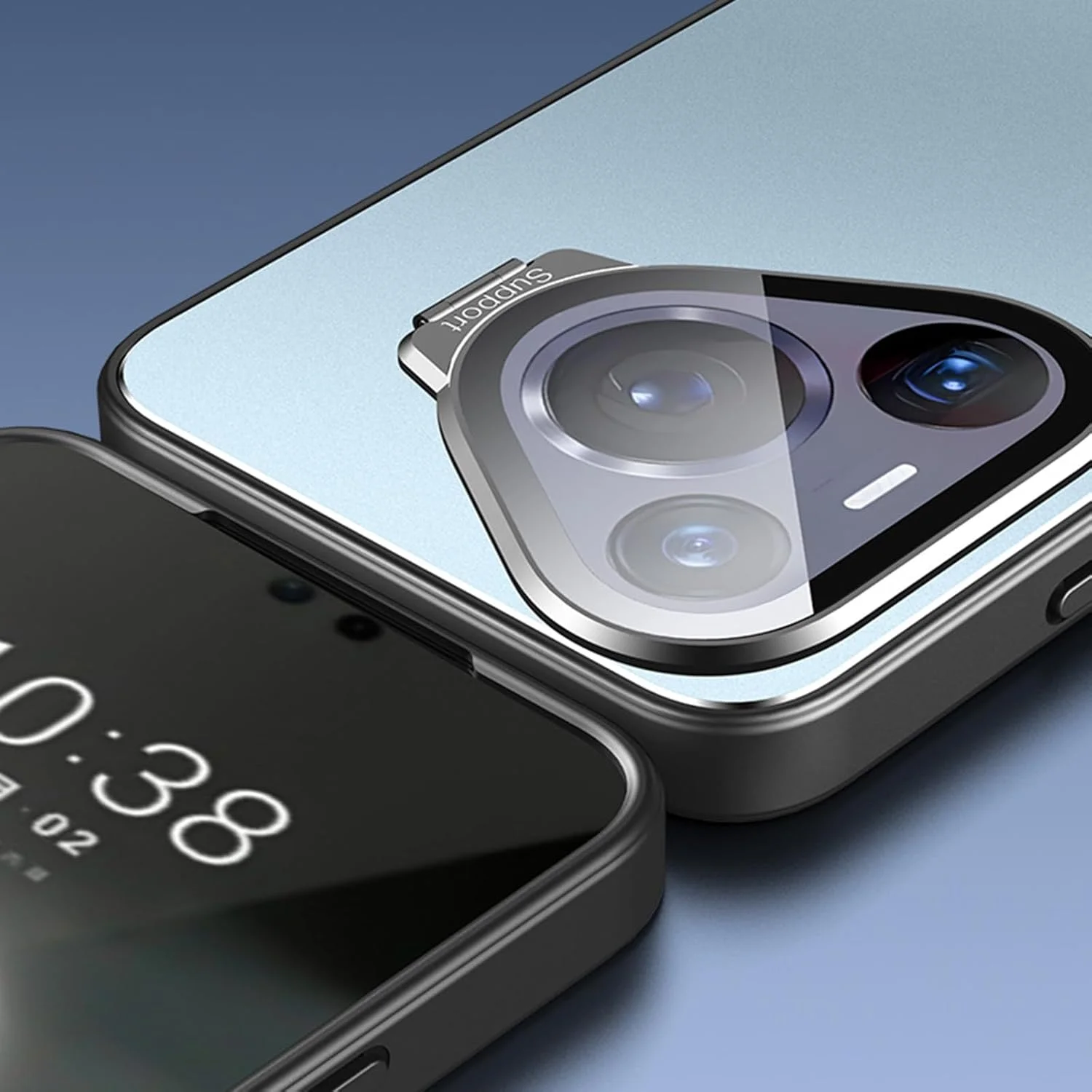 قاب گوشی هواوی Pura 70، محافظ فلزی مغناطیسی دوربین، پایه نامرئی، پوشش مات، نقره ای، 70 قاب گوشی هواوی Pura 70، محافظ فلزی مغناطیسی دوربین، پایه نامرئی، پوشش مات، نقره ای، 70