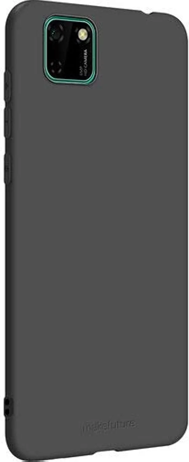 قاب محافظ نرم، باریک، انعطاف پذیر و ضد ضربه هواوی Y5p 2020 / آنر 9s - مشکی مات - تولید شده توسط Nice.Store.UAE