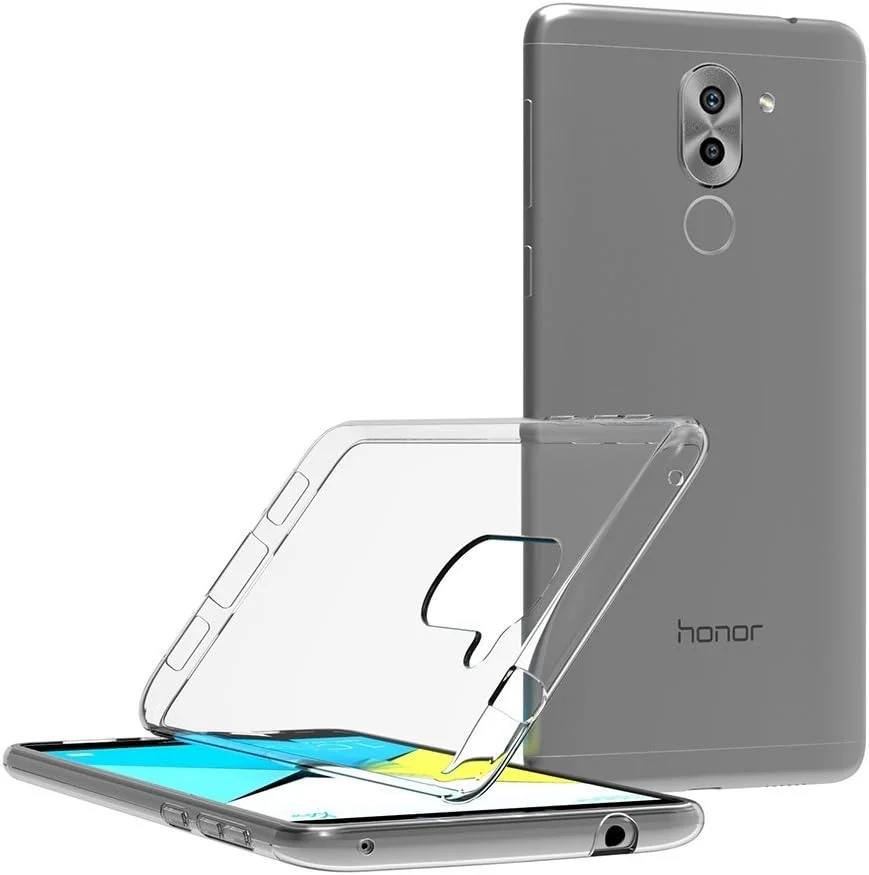 کاور محافظ گوشی مای جین مناسب برای گوشی های آنر 6X / هواوی GR5 2017 / میت 9 لایت (5.5 اینچ) ، ژله ای TPU نرم، بامپر و پشت کاور شفاف کاور محافظ گوشی مای جین مناسب برای گوشی های آنر 6X / هواوی GR5 2017 / میت 9 لایت (5.5 اینچ) ، ژله ای TPU نرم، بامپر و پشت کاور شفاف