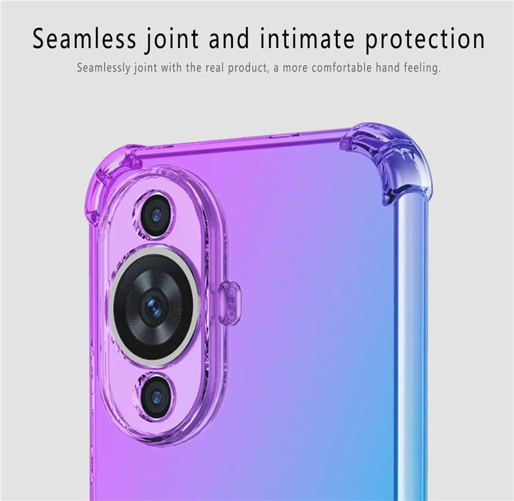 کاور محافظ گوشی هواوی نوا 11، ضد ضربه، محافظت از گوشه های تقویت شده، فوق العاده نازک، دارای ایربگ TPU، سازگار با هواوی نوا 11، بنفش آبی کاور محافظ گوشی هواوی نوا 11، ضد ضربه، محافظت از گوشه های تقویت شده، فوق العاده نازک، دارای ایربگ TPU، سازگار با هواوی نوا 11، بنفش آبی