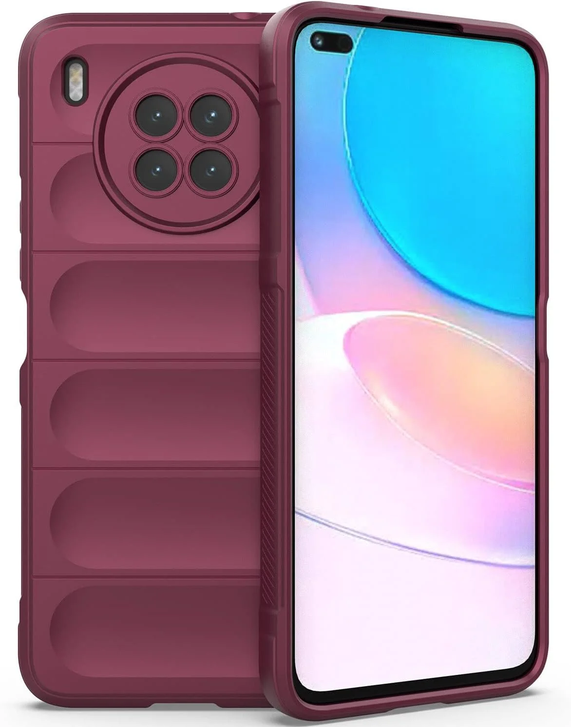 قاب گوشی هوآوی نوا 8i، قاب سیلیکونی TPU انعطاف پذیر و ضد لغزش EabHulie، مقاوم در برابر ضربه، مناسب برای هوآوی نوا 8i - طرح Plum قاب گوشی هوآوی نوا 8i، قاب سیلیکونی TPU انعطاف پذیر و ضد لغزش EabHulie، مقاوم در برابر ضربه، مناسب برای هوآوی نوا 8i - طرح Plum