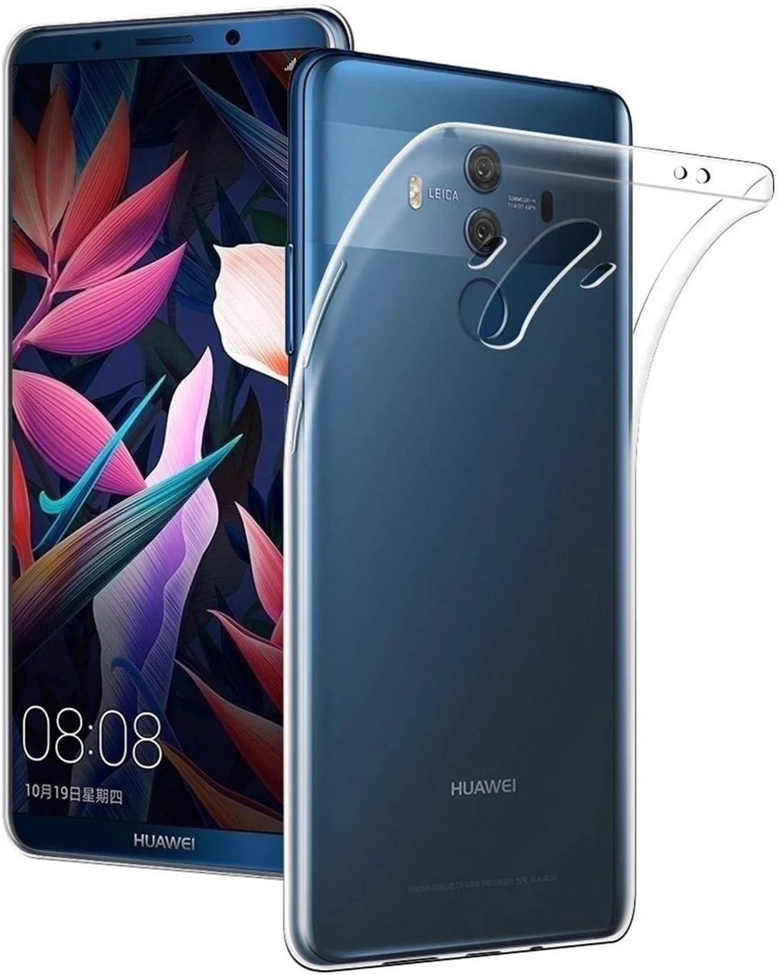 قاب گوشی موبایل برای هوآوی میت 10 پرو، کاور گوشی موبایل برای میت 10 پرو، سیلیکونی شفاف و نازک