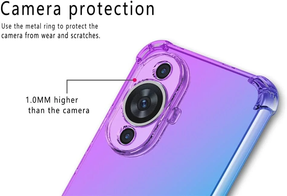 کاور محافظ گوشی هواوی نوا 11، ضد ضربه، محافظت از گوشه های تقویت شده، فوق العاده نازک، دارای ایربگ TPU، سازگار با هواوی نوا 11، بنفش آبی کاور محافظ گوشی هواوی نوا 11، ضد ضربه، محافظت از گوشه های تقویت شده، فوق العاده نازک، دارای ایربگ TPU، سازگار با هواوی نوا 11، بنفش آبی