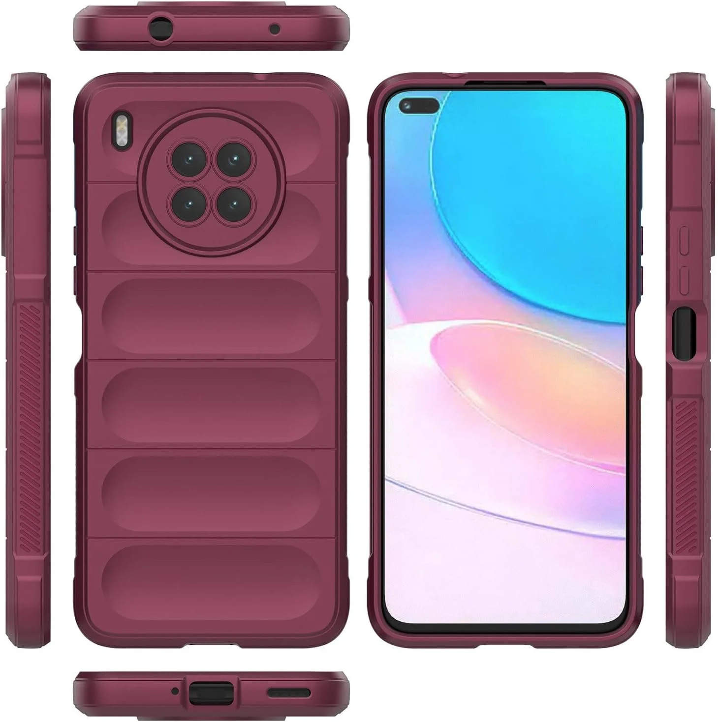 قاب گوشی هوآوی نوا 8i، قاب سیلیکونی TPU انعطاف پذیر و ضد لغزش EabHulie با قابلیت جذب شوک برای هوآوی نوا 8i - آلویی قاب گوشی هوآوی نوا 8i، قاب سیلیکونی TPU انعطاف پذیر و ضد لغزش EabHulie با قابلیت جذب شوک برای هوآوی نوا 8i - آلویی