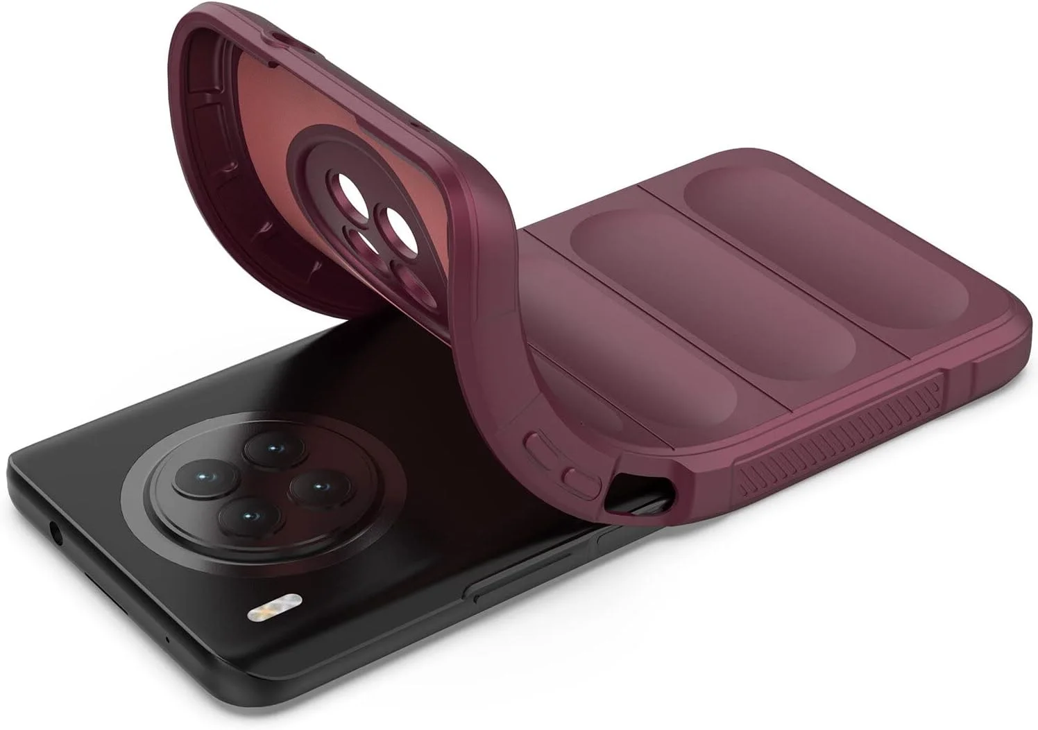 قاب گوشی هوآوی نوا 8i، قاب سیلیکونی TPU انعطاف پذیر و ضد لغزش EabHulie، مقاوم در برابر ضربه، مناسب برای هوآوی نوا 8i - طرح Plum قاب گوشی هوآوی نوا 8i، قاب سیلیکونی TPU انعطاف پذیر و ضد لغزش EabHulie، مقاوم در برابر ضربه، مناسب برای هوآوی نوا 8i - طرح Plum