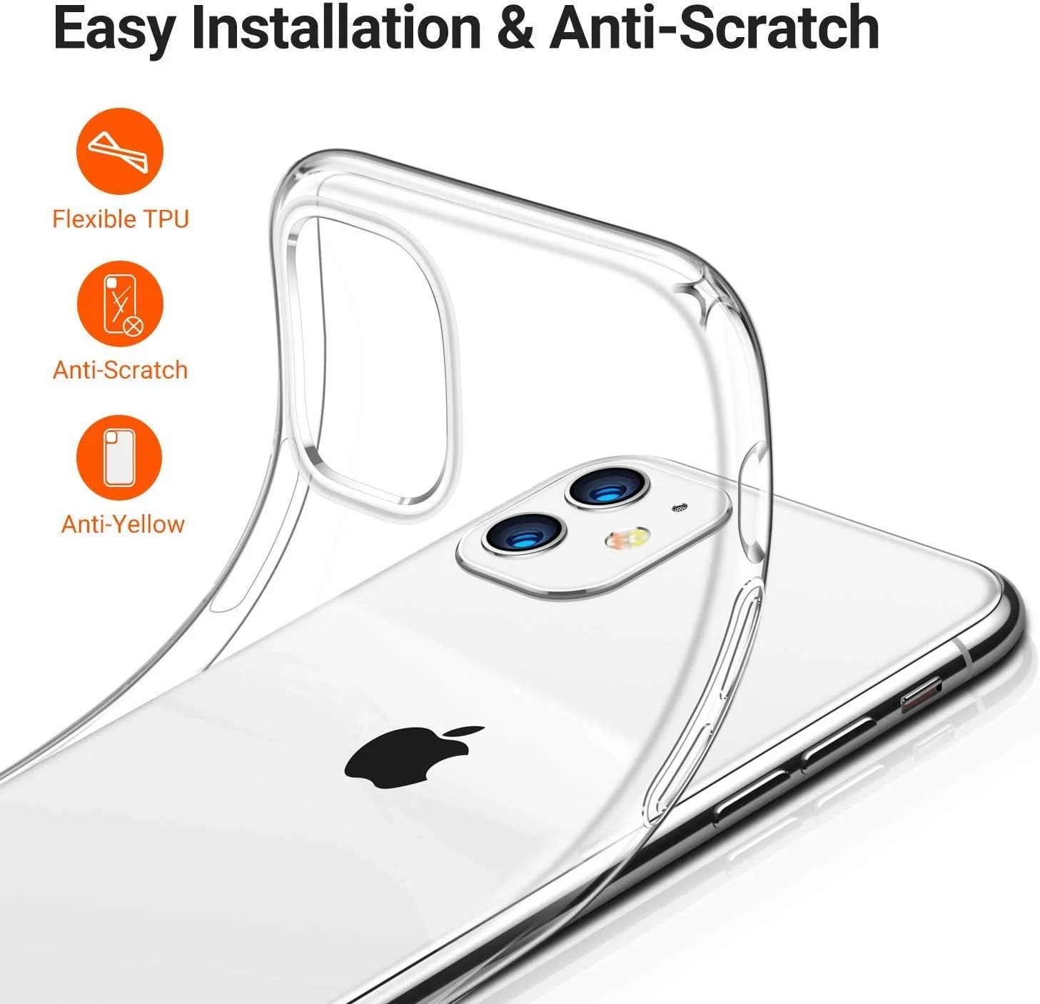 کاور شفاف گوشی آیفون 11 مدل گلف پریمیوم - محافظ فوق باریک کاور شفاف گوشی آیفون 11 مدل گلف پریمیوم - محافظ فوق باریک