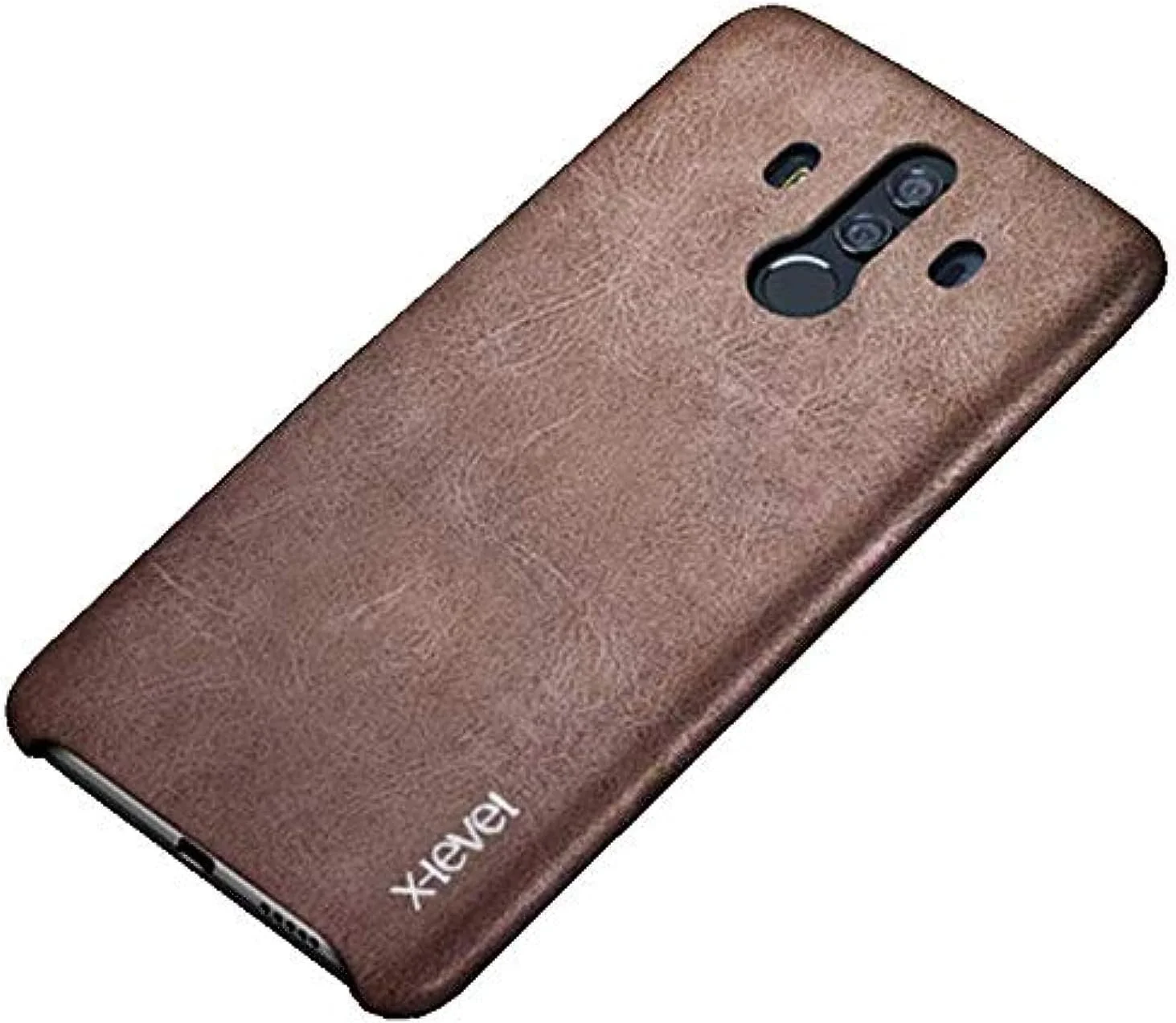 کاور چرمی پشت گوشی X-Level مناسب برای هوآوی میت 10 پرو - قهوه ای