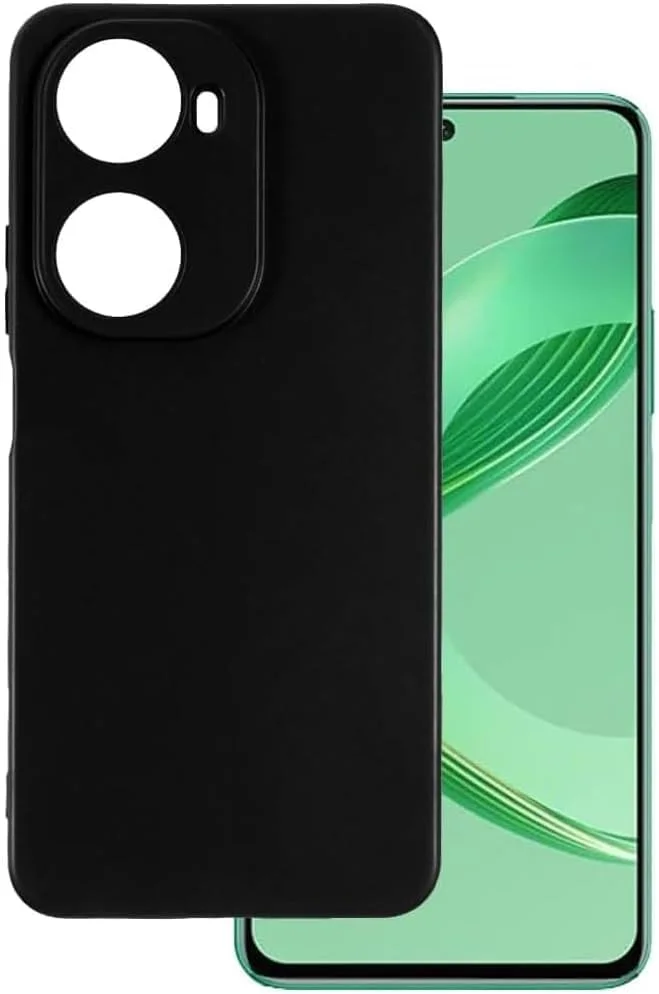 کاور محافظ نرم و انعطاف پذیر مشکی مات زوبی تک برای هوآوی نوا 12 SE، ساخته شده از سیلیکون TPU با روکش لاستیکی و محافظت کامل از دوربین و ضربه گیر برای هوآوی نوا 12 SE (مشکی)