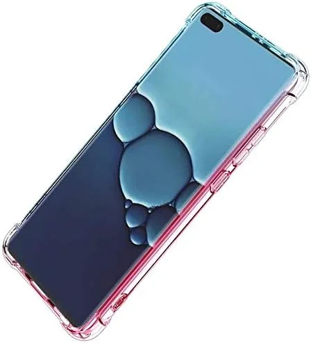 کاور شفاف کریستالی برای هوآوی P40 به همراه محافظ صفحه نمایش شیشه ای حرارت دیده 9D، ضد خش، ضد ضربه، محافظت در برابر سقوط، اکریلیک + کاور بامپر نرم TPU برای هوآوی P40