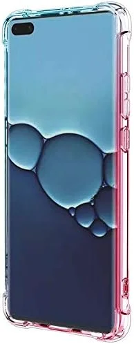 کاور شفاف کریستالی برای هوآوی P40 به همراه محافظ صفحه نمایش شیشه ای حرارت دیده 9D، ضد خش، ضد ضربه، محافظت در برابر سقوط، اکریلیک + کاور بامپر نرم TPU برای هوآوی P40