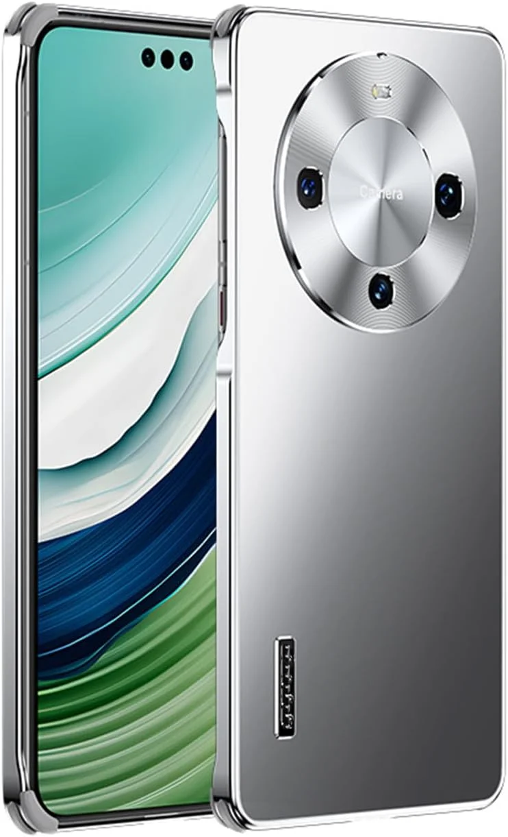 قاب گوشی برای MATE 60 PRO، فریم تمام آلومینیومی، پشت اکریلیک، حلقه لنز آلومینیومی، قاب گوشی باریک، ضد افتادن با کیسه هوا، پوشش محافظ تلفن همراه مقاوم در برابر خراش برای Mate 60 Pro نقره ای قاب گوشی برای MATE 60 PRO، فریم تمام آلومینیومی، پشت اکریلیک، حلقه لنز آلومینیومی، قاب گوشی باریک، ضد افتادن با کیسه هوا، پوشش محافظ تلفن همراه مقاوم در برابر خراش برای Mate 60 Pro نقره ای