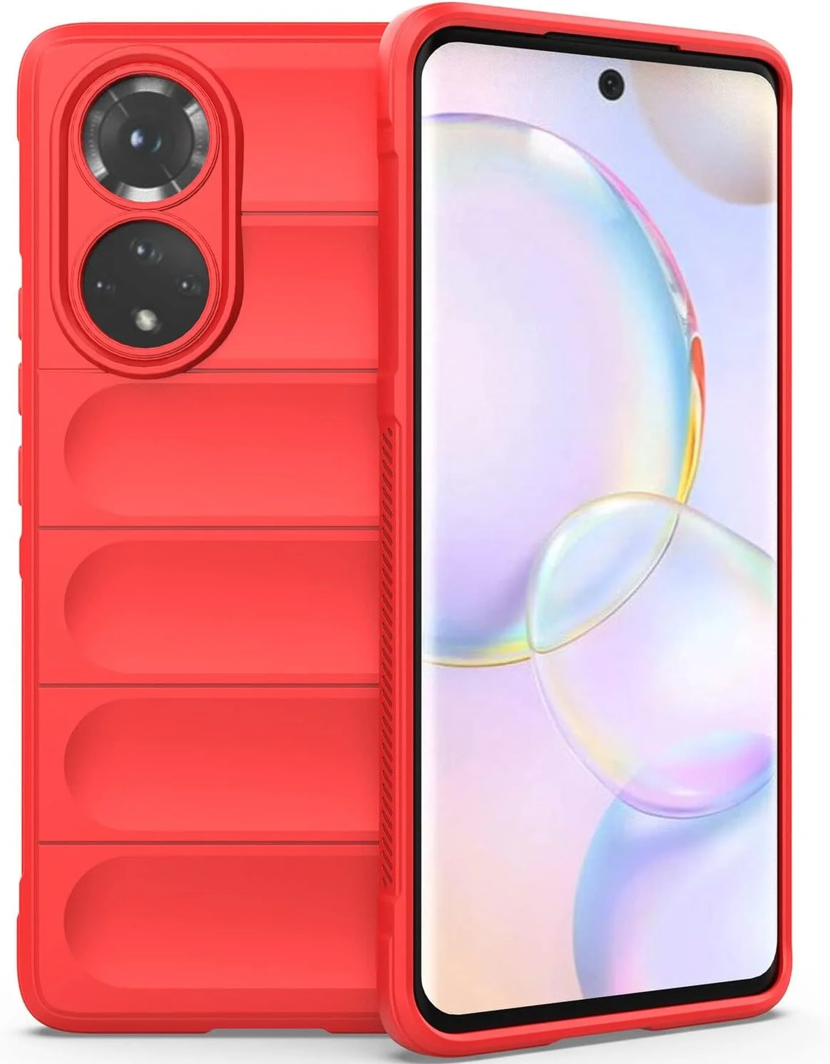 قاب گوشی Eabhulie Honor 50، کاور سیلیکونی TPU انعطاف پذیر و ضد لغزش و ضد ضربه برای Huawei Nova 9 / Honor 50 - قرمز قاب گوشی Eabhulie Honor 50، کاور سیلیکونی TPU انعطاف پذیر و ضد لغزش و ضد ضربه برای Huawei Nova 9 / Honor 50 - قرمز