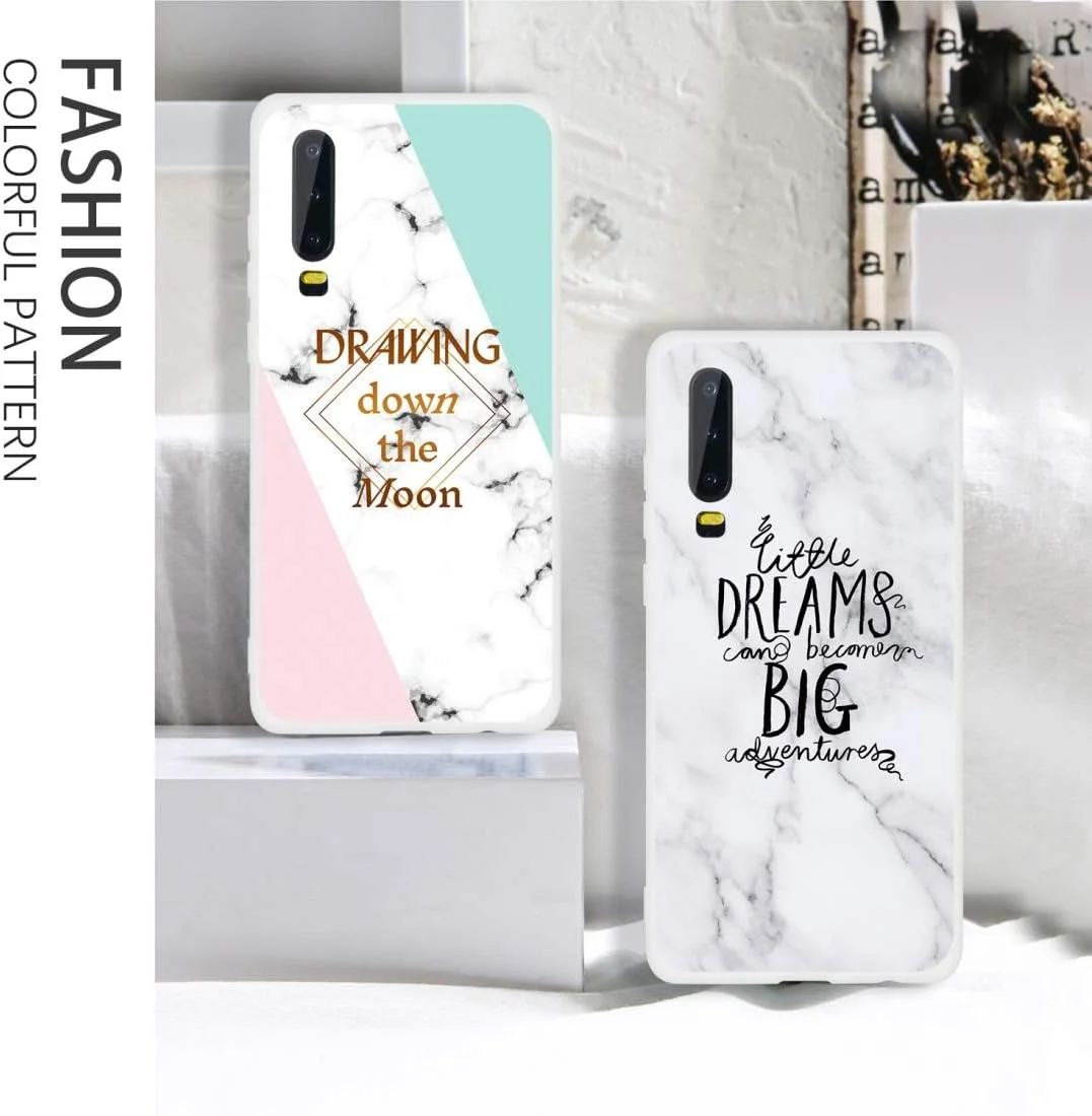 قاب گوشی موبایل هواوی P30 طرح مرمری مات نیمه شفاف قاب گوشی موبایل هواوی P30 طرح مرمری مات نیمه شفاف