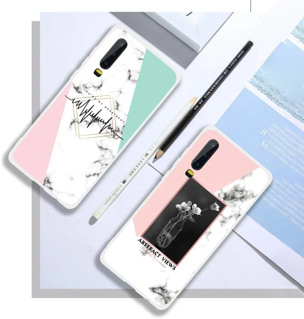 قاب گوشی موبایل هواوی P30 طرح مرمری مات نیمه شفاف قاب گوشی موبایل هواوی P30 طرح مرمری مات نیمه شفاف