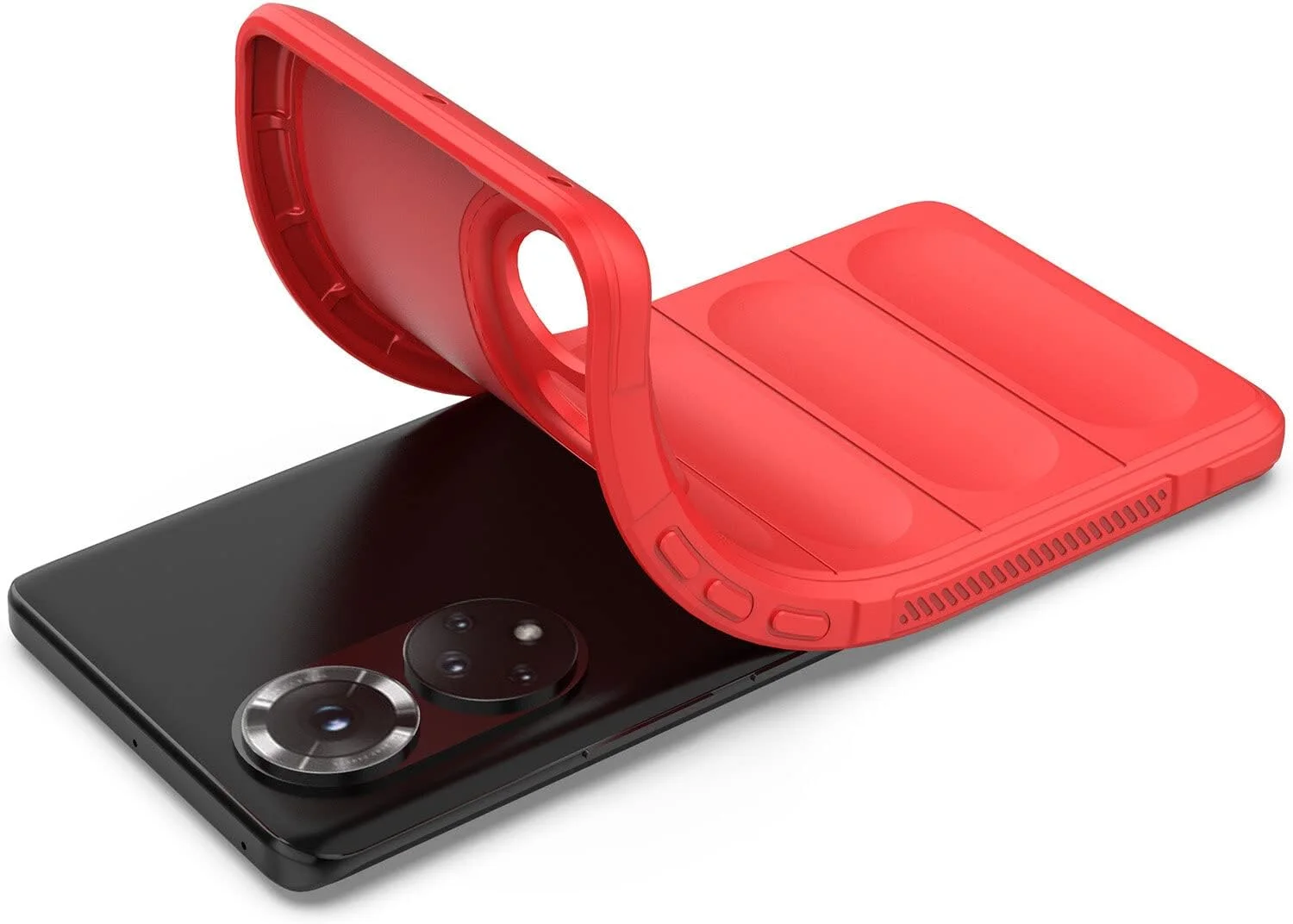 قاب گوشی Eabhulie Honor 50، کاور سیلیکونی TPU انعطاف پذیر و ضد لغزش و ضد ضربه برای Huawei Nova 9 / Honor 50 - قرمز قاب گوشی Eabhulie Honor 50، کاور سیلیکونی TPU انعطاف پذیر و ضد لغزش و ضد ضربه برای Huawei Nova 9 / Honor 50 - قرمز