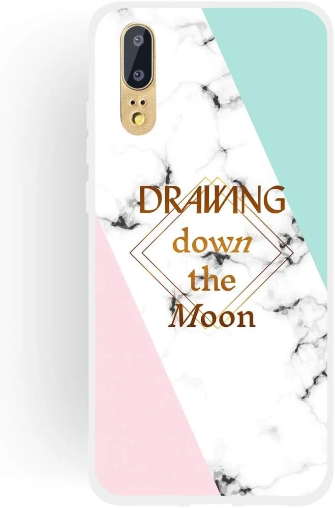 قاب گوشی طرح سنگ مرمر نیمه شفاف TPU مناسب برای هوآوی P20 قاب گوشی طرح سنگ مرمر نیمه شفاف TPU مناسب برای هوآوی P20