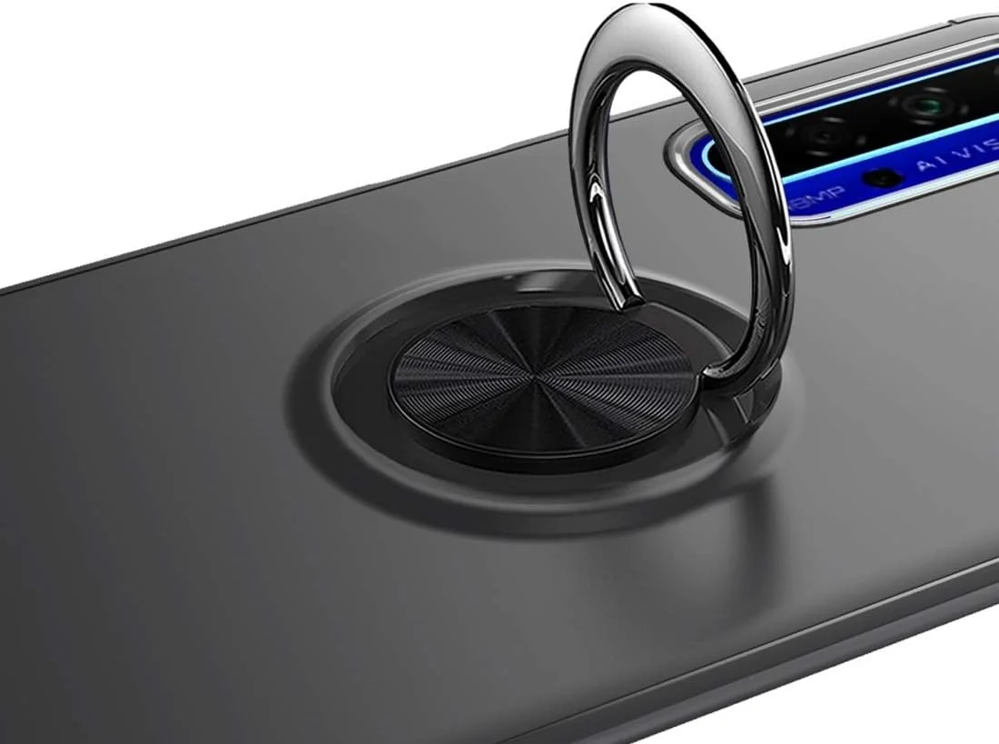 قاب گوشی کلاسیک و شیک برای هوآوی آنر 20، قاب TPU ضد ضربه با پایه نگهدارنده نامرئی محافظ (رنگ: مشکی) قاب گوشی کلاسیک و شیک برای هوآوی آنر 20، قاب TPU ضد ضربه با پایه نگهدارنده نامرئی محافظ (رنگ: مشکی)