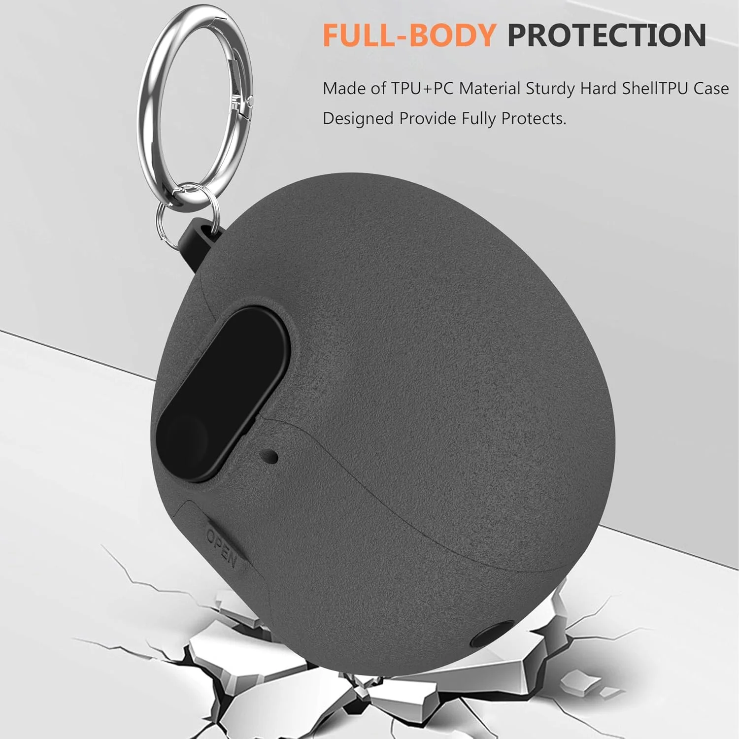 محفظه قفل ایمنی سازگار با هدفون بی سیم HUAWEI FreeClip، پوشش محافظت کامل در برابر سقوط با پایه تلفن محفظه قفل ایمنی سازگار با هدفون بی سیم HUAWEI FreeClip، پوشش محافظت کامل در برابر سقوط با پایه تلفن