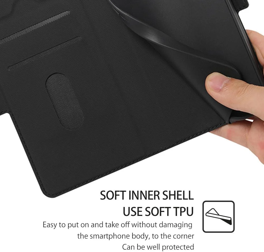 کاور سازگار با هوآوی نوا 4، دارای استند، جای کارت، بست مغناطیسی، کیف گوشی مشکی کاور سازگار با هوآوی نوا 4، دارای استند، جای کارت، بست مغناطیسی، کیف گوشی مشکی