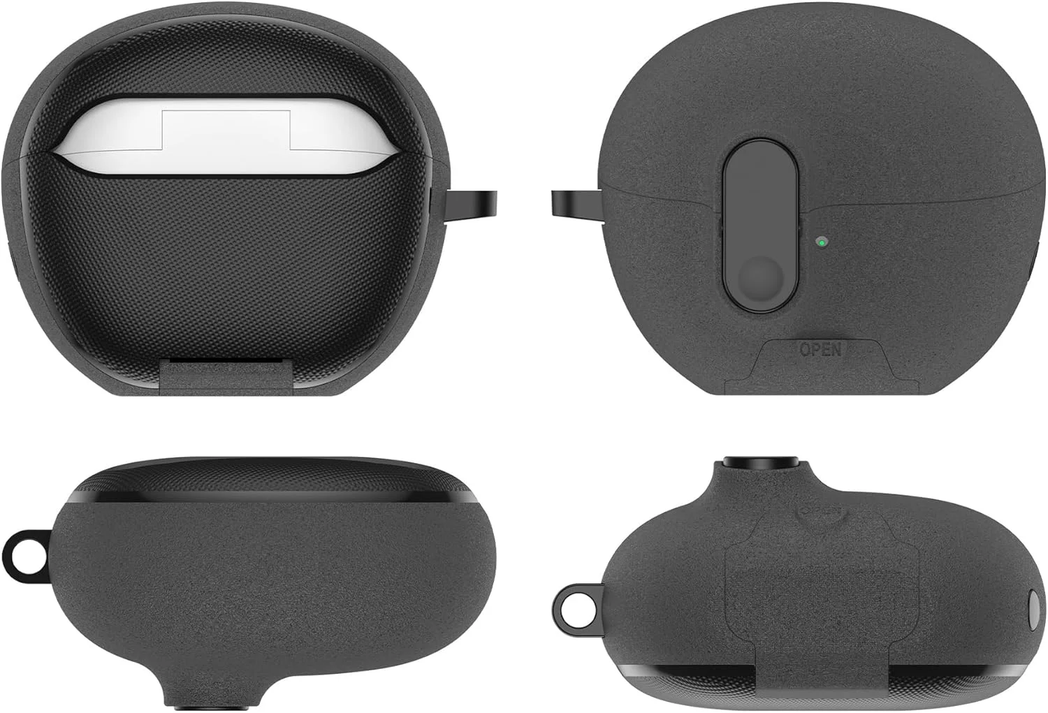 محفظه قفل ایمنی سازگار با هدفون بی سیم HUAWEI FreeClip، پوشش محافظت کامل در برابر سقوط با پایه تلفن محفظه قفل ایمنی سازگار با هدفون بی سیم HUAWEI FreeClip، پوشش محافظت کامل در برابر سقوط با پایه تلفن