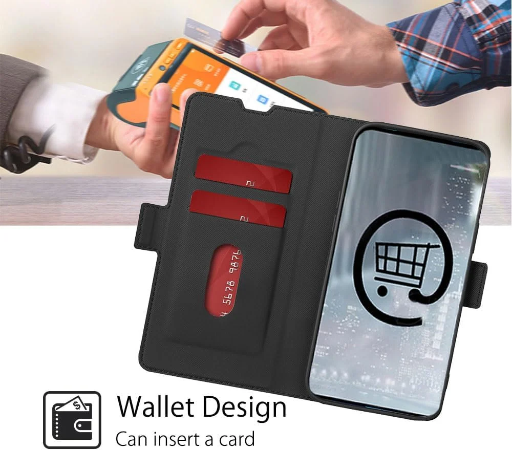 کاور سازگار با هوآوی نوا 4، دارای استند، جای کارت، بست مغناطیسی، مشکی کاور سازگار با هوآوی نوا 4، دارای استند، جای کارت، بست مغناطیسی، مشکی