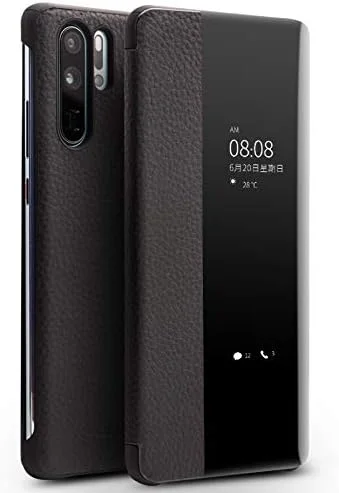 کاور چرمی هوشمند پنجره دار برای گوشی هواوی P30 Pro (مشکی) کاور چرمی هوشمند پنجره دار برای گوشی هواوی P30 Pro (مشکی)