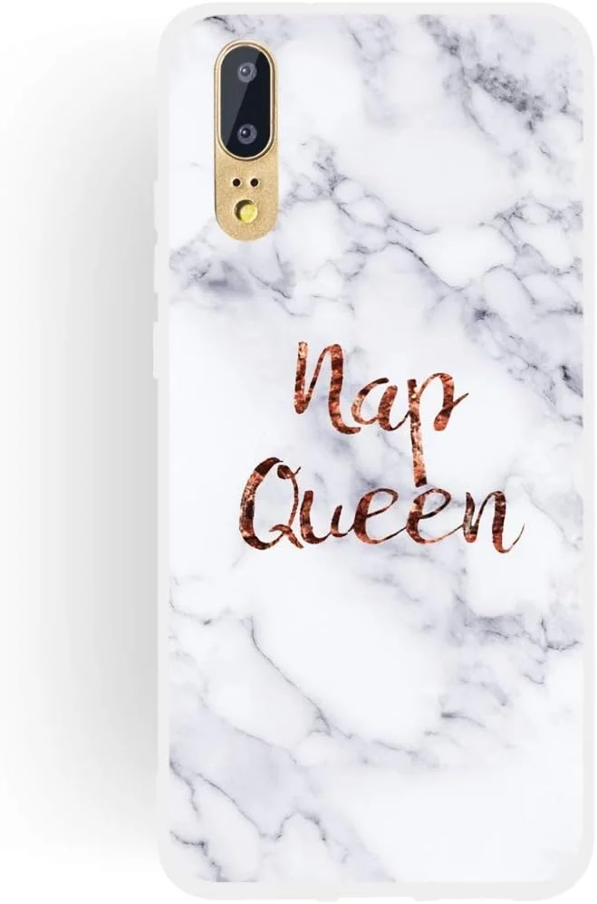 قاب گوشی هوآوی P20 طرح مرمر TPU نیمه شفاف مات