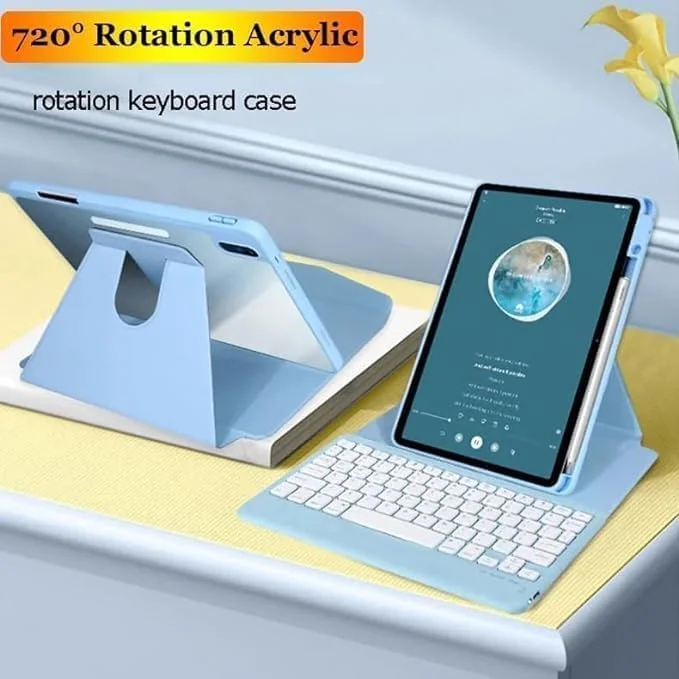 کیبورد چرخشی عربی و انگلیسی Gruattreay سازگار با هوآوی MatePad 11.5''S 2024، کاور مغناطیسی با جای قلم برای Matepad 11.5 S (آبی) کیبورد چرخشی عربی و انگلیسی Gruattreay سازگار با هوآوی MatePad 11.5''S 2024، کاور مغناطیسی با جای قلم برای Matepad 11.5 S (آبی)