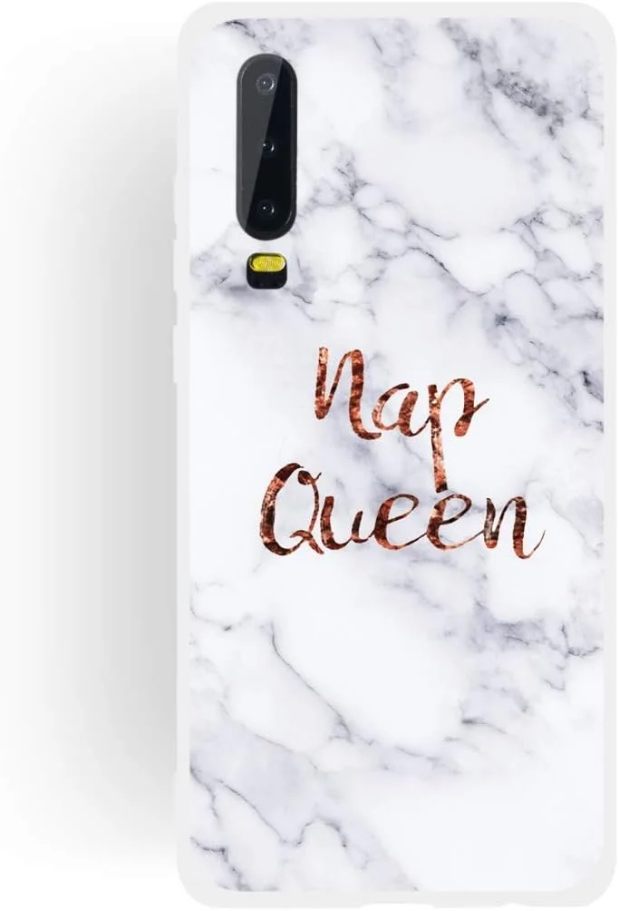 قاب گوشی طرح مرمر نیمه شفاف TPU مات برای هوآوی P30