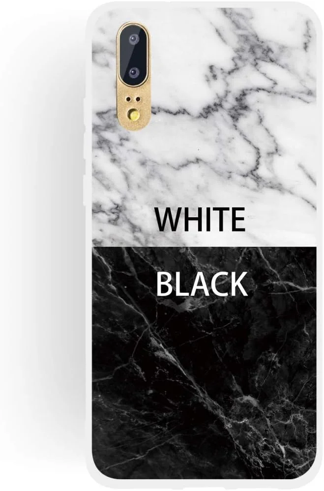 قاب گوشی هوآوی P20 طرح مرمر TPU نیمه شفاف با متن سیاه و سفید قاب گوشی هوآوی P20 طرح مرمر TPU نیمه شفاف با متن سیاه و سفید