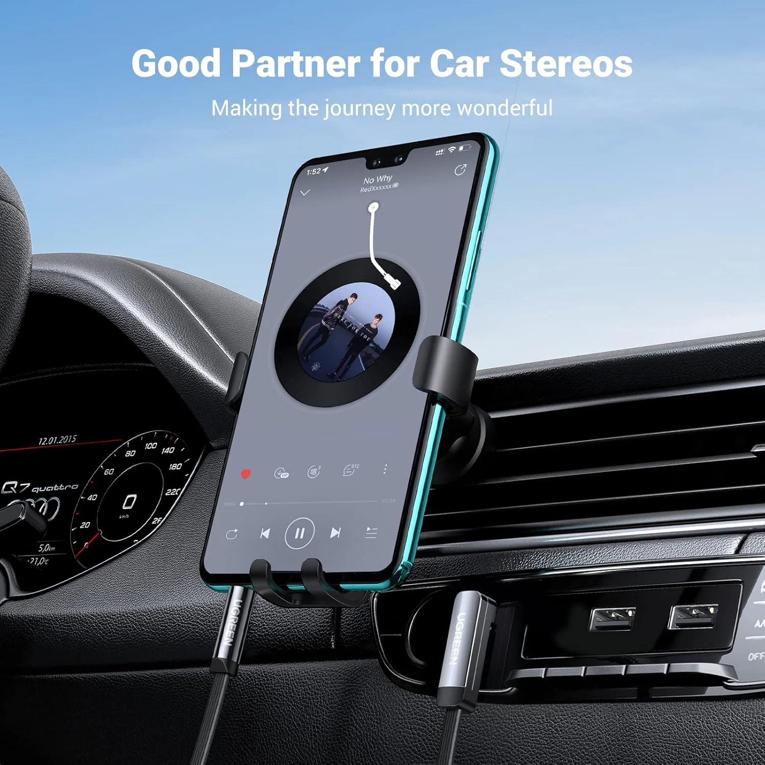 کابل صدا AUX نری به نری 3.5 میلی متری UGREEN با زاویه 90 درجه، سازگار با MacBook Pro 2021، iPhone، iPod، iPad، Mac Mini 2018، تلفن های هوشمند، تبلت ها، بلندگوها - طول 2 متر کابل صدا AUX نری به نری 3.5 میلی متری UGREEN با زاویه 90 درجه، سازگار با MacBook Pro 2021، iPhone، iPod، iPad، Mac Mini 2018، تلفن های هوشمند، تبلت ها، بلندگوها - طول 2 متر