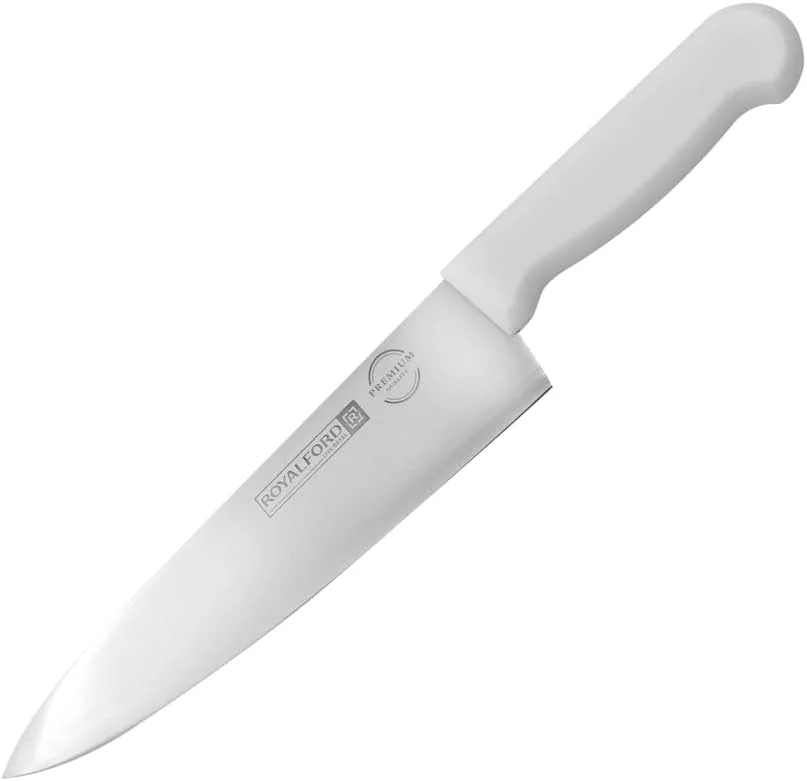 چاقوی سرآشپز رویال فورد 10 اینچی مدل RF12556، تیغه های فوق العاده تیز از جنس استیل ضد زنگ و دسته PP ضد زنگ، چاقوی آشپزخانه حرفه ای با دسته ارگونومیک، بهترین انتخاب برای آشپزخانه منزل، رستوران ها و فضای باز