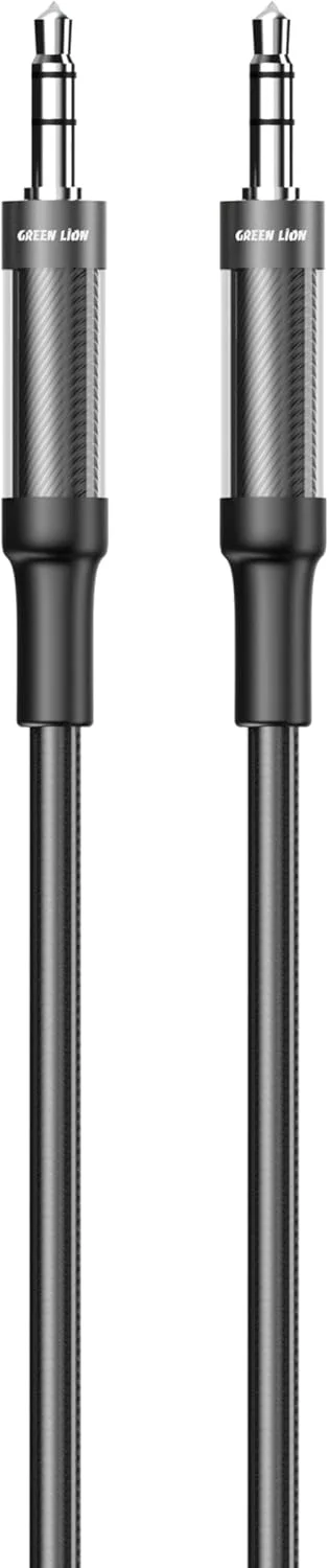 کابل AUX بافته شده 3.5 میلی متری به 3.5 میلی متری گرین لاین (1 متر) - مشکی - 1 متر کابل AUX بافته شده 3.5 میلی متری به 3.5 میلی متری گرین لاین (1 متر) - مشکی - 1 متر