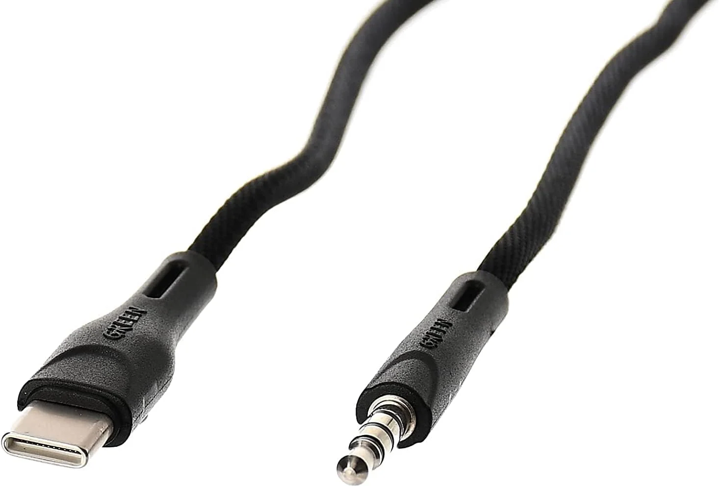 کابل صوتی گرین لاین، کابل USB C بافته شده به 3.5 میلیمتری 2.4 آمپر، آداپتور جک هدفون کابل صوتی استریو نر، مبدل کابل صوتی خودرو برای هواوی، شیائومی، وان پلاس، اوپو مشکی 1.2 متری کابل صوتی گرین لاین، کابل USB C بافته شده به 3.5 میلیمتری 2.4 آمپر، آداپتور جک هدفون کابل صوتی استریو نر، مبدل کابل صوتی خودرو برای هواوی، شیائومی، وان پلاس، اوپو مشکی 1.2 متری