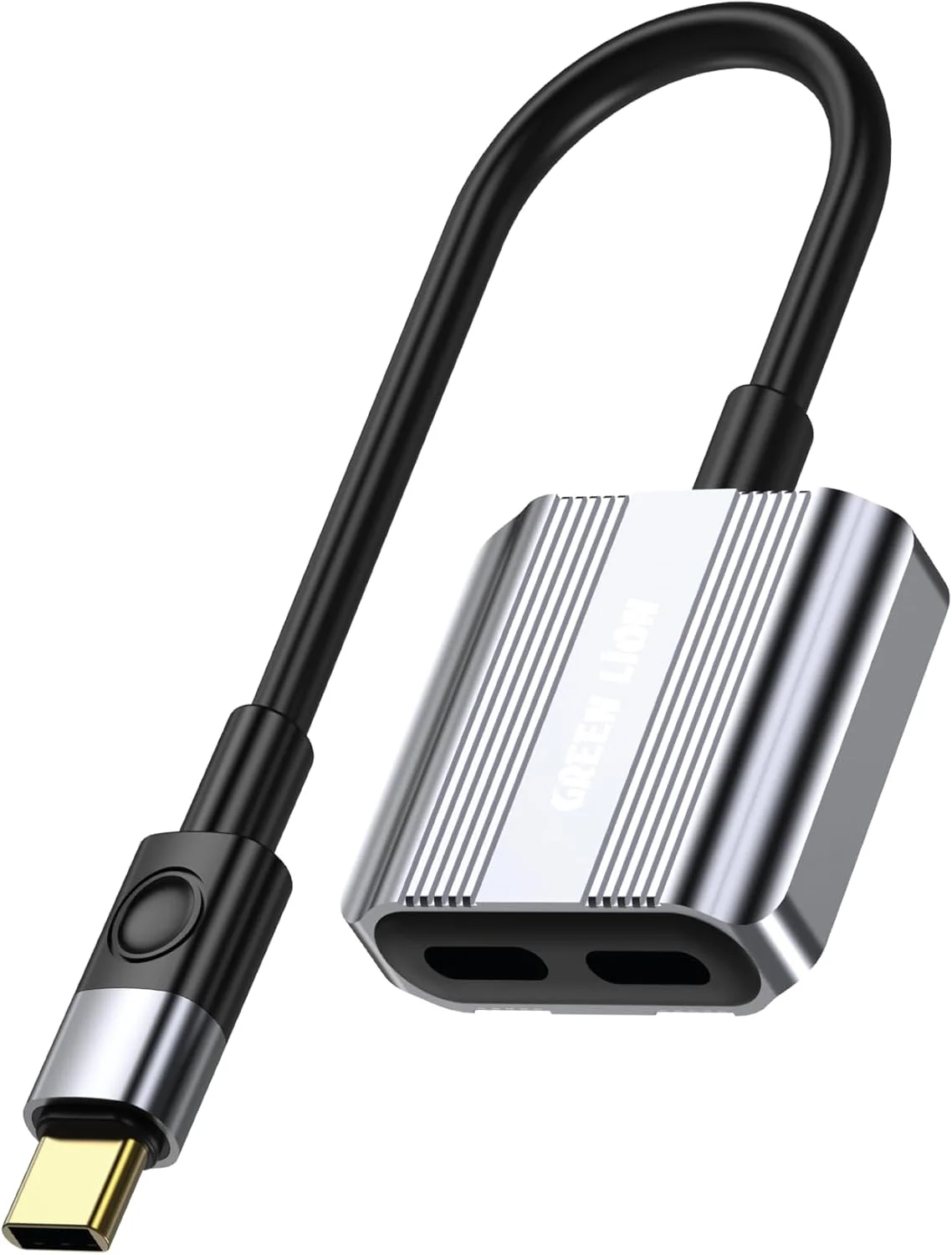 تبدیل کننده دو کاره گرین لاین Type-C به دوگانه Type-C، مقاوم در برابر خراش و زنگ زدگی، طول کابل 12 سانتی متر، اتصال آسان، شارژ 12 واتی - خاکستری تبدیل کننده دو کاره گرین لاین Type-C به دوگانه Type-C، مقاوم در برابر خراش و زنگ زدگی، طول کابل 12 سانتی متر، اتصال آسان، شارژ 12 واتی - خاکستری