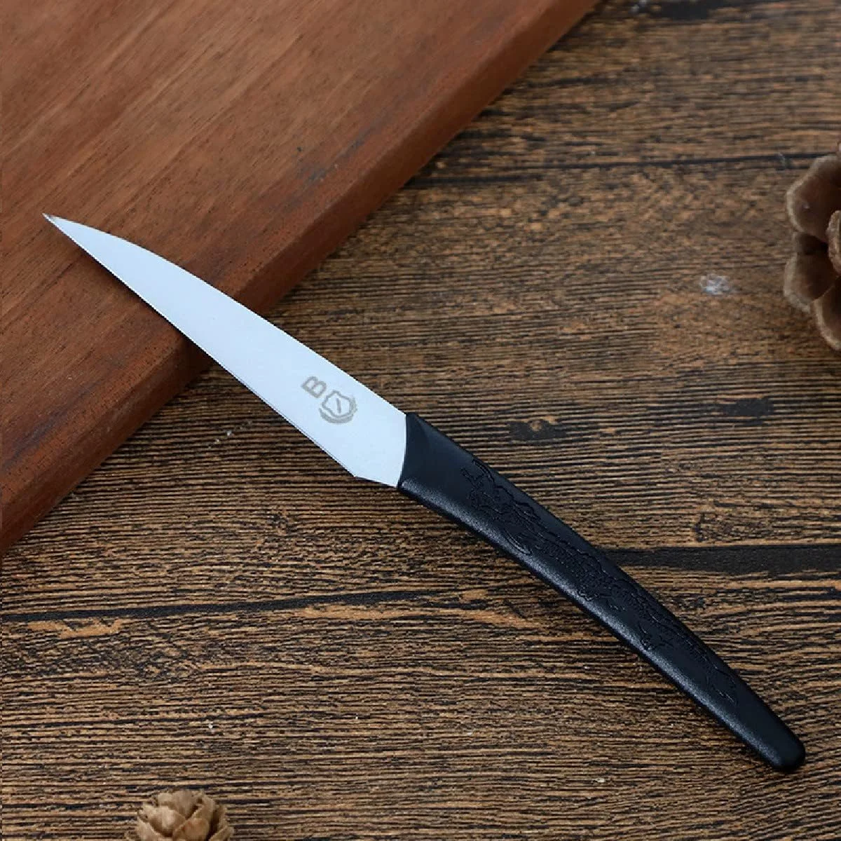 ست ۳ عددی چاقوی حکاکی میوه و سبزیجات، چاقوهای تیز برای پوست کندن با تیغه های استیل ضد زنگ، ابزار برش دقیق برای آشپزخانه، تزئین و دکوراسیون غذا