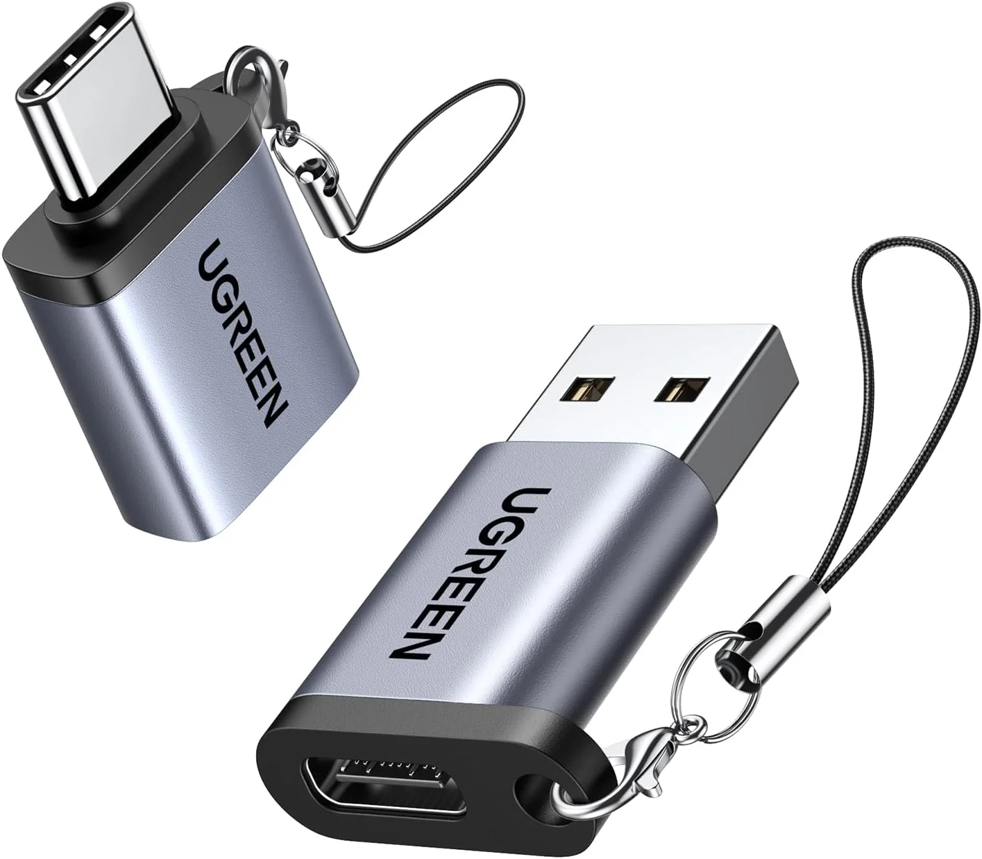 آداپتور USB به USB-C یوگرین، تبدیل کننده USB-C نر به 3.2 ماده، بسته 2 عددی، آداپتور OTG ماده به نر 10 گیگابیت بر ثانیه برای آیفون سری 17، مک بوک ایر، آیپد، سامسونگ گلکسی S25 Ultra آداپتور USB به USB-C یوگرین، تبدیل کننده USB-C نر به 3.2 ماده، بسته 2 عددی، آداپتور OTG ماده به نر 10 گیگابیت بر ثانیه برای آیفون سری 17، مک بوک ایر، آیپد، سامسونگ گلکسی S25 Ultra