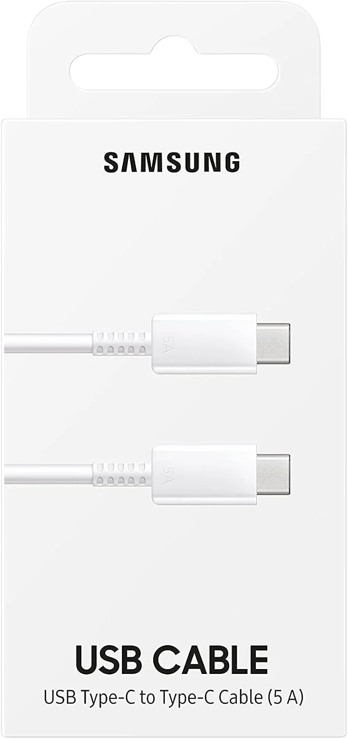 کابل سامسونگ USBC به USBC ۱۰ متری سفید