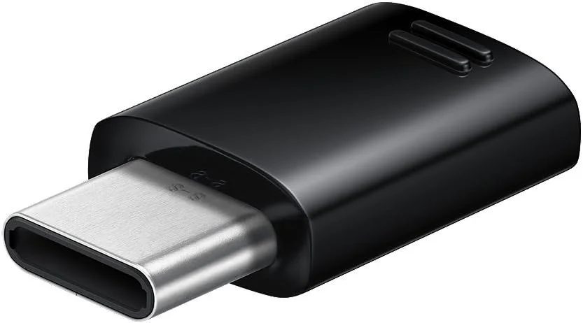 تبدیل سامسونگ USB-C به Micro USB، مدل EE-GN930، مشکی - مناسب برای GALAXY A3 A320F، GALAXY A5 A520F، GALAXY S8 G950F، GALAXY S8+ G955F، GALAXY Tab S3 T820، GALAXY Tab S3 T825 LTE /4G