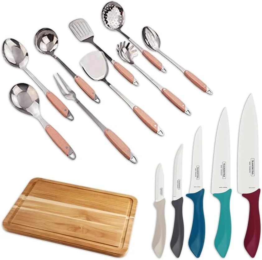 ست 15 تکه ابزار آشپزی ممتاز، ست ابزار آشپزی استیل ضد زنگ، لوازم آشپزخانه، ست ابزار آشپزخانه - نچسب، مقاوم در برابر حرارت، قابل شستشو در ماشین ظرفشویی و تمیز کردن آسان ست 15 تکه ابزار آشپزی ممتاز، ست ابزار آشپزی استیل ضد زنگ، لوازم آشپزخانه، ست ابزار آشپزخانه - نچسب، مقاوم در برابر حرارت، قابل شستشو در ماشین ظرفشویی و تمیز کردن آسان