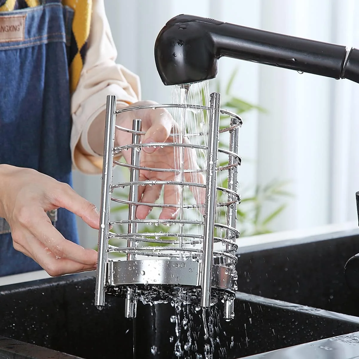 ست لوازم آشپزخانه برگلندر 38 تکه، ست لوازم آشپزی سیلیکونی نچسب، ست ابزار آشپزخانه، ست قاشق و کفگیر با نگهدارنده استیل ضد زنگ محکم، قابل شستشو در ماشین ظرفشویی