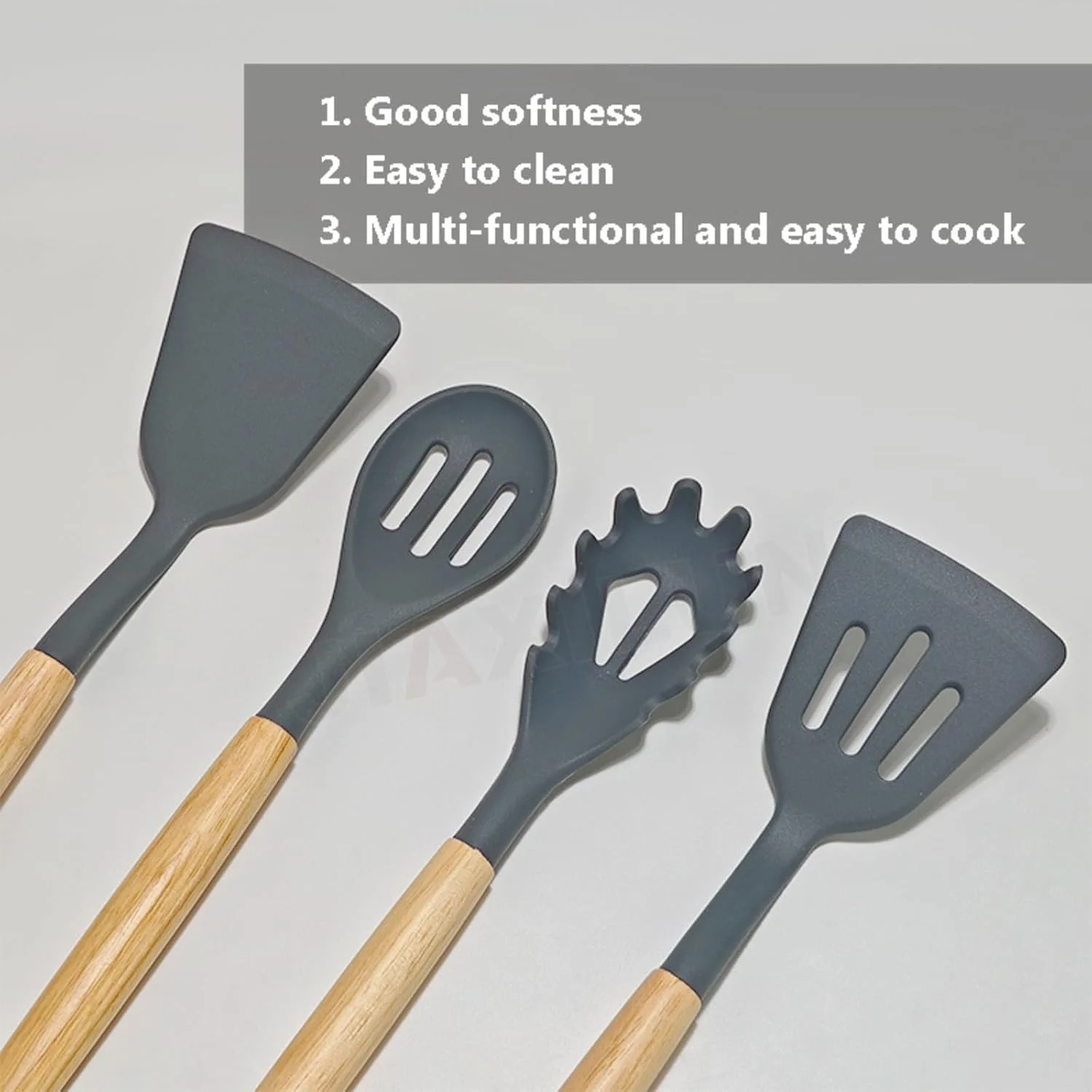 ست ظروف آشپزی سیلیکونی Awwal Home – ۱۲ تکه ابزار آشپزخانه مقاوم در برابر حرارت با دستههای چوبی و نگهدارنده، بدون BPA، ایمن برای نچسب، قابل شستشو در ماشین ظرفشویی – کفگیر، قاشق، برگردان برای خانه ست ظروف آشپزی سیلیکونی Awwal Home – ۱۲ تکه ابزار آشپزخانه مقاوم در برابر حرارت با دستههای چوبی و نگهدارنده، بدون BPA، ایمن برای نچسب، قابل شستشو در ماشین ظرفشویی – کفگیر، قاشق، برگردان برای خانه