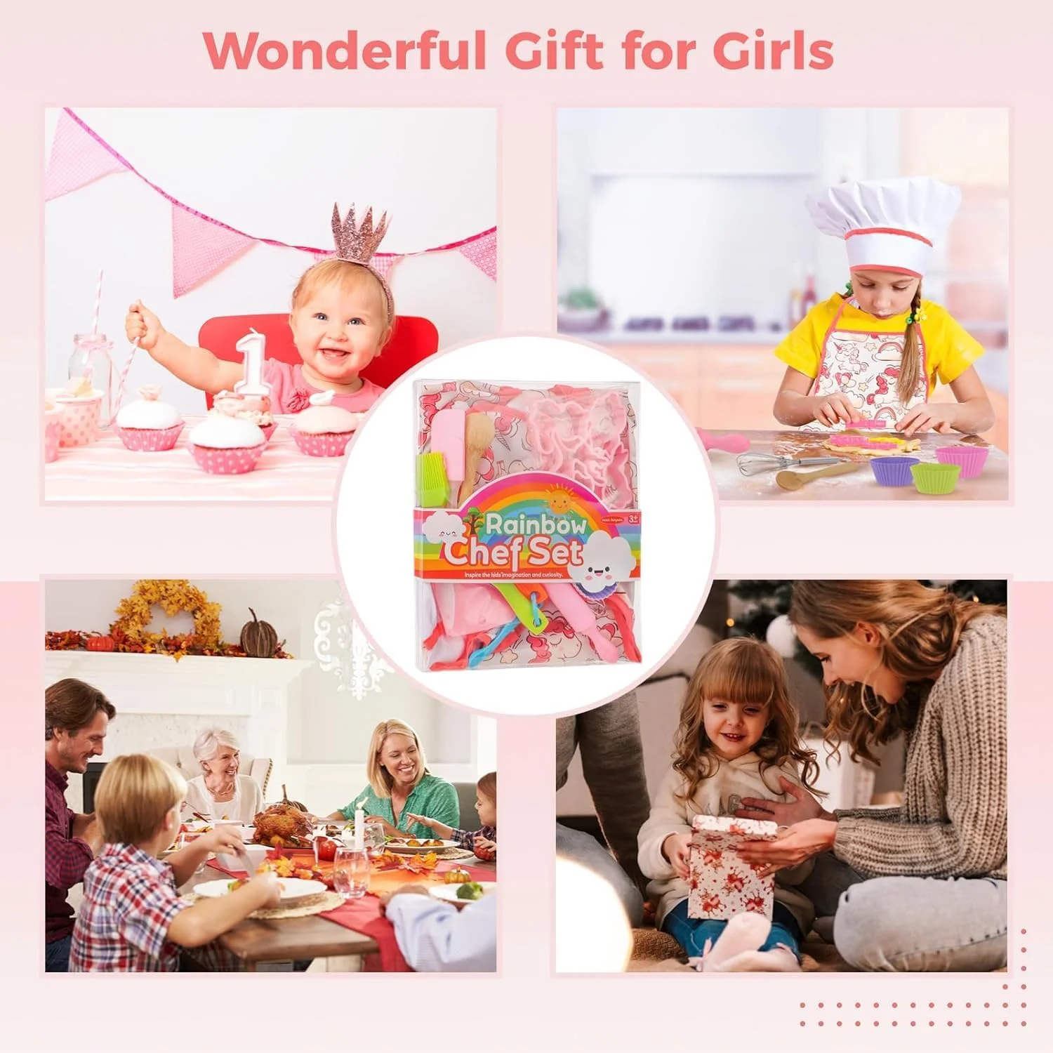مجموعه آشپزی و شیرینی پزی کودکان آزونی، مجموعه لباس سرآشپز 26 تکه با پیش بند، کلاه سرآشپز، ابزار آشپزی واقعی و لوازم شیرینی پزی، مجموعه بازی نقش آفرینی لباس سرآشپز با وسایل آشپزخانه برای دختران مجموعه آشپزی و شیرینی پزی کودکان آزونی، مجموعه لباس سرآشپز 26 تکه با پیش بند، کلاه سرآشپز، ابزار آشپزی واقعی و لوازم شیرینی پزی، مجموعه بازی نقش آفرینی لباس سرآشپز با وسایل آشپزخانه برای دختران