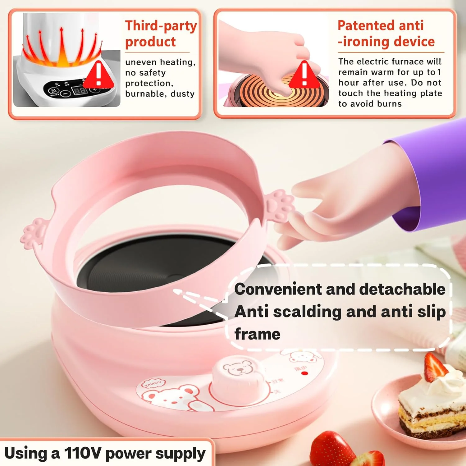 ست آشپزی کودک، ابزار آشپزی ایمن و آسان برای کودکان 8 تا 12 سال، مناسب برای تهیه غذای واقعی (صورتی)