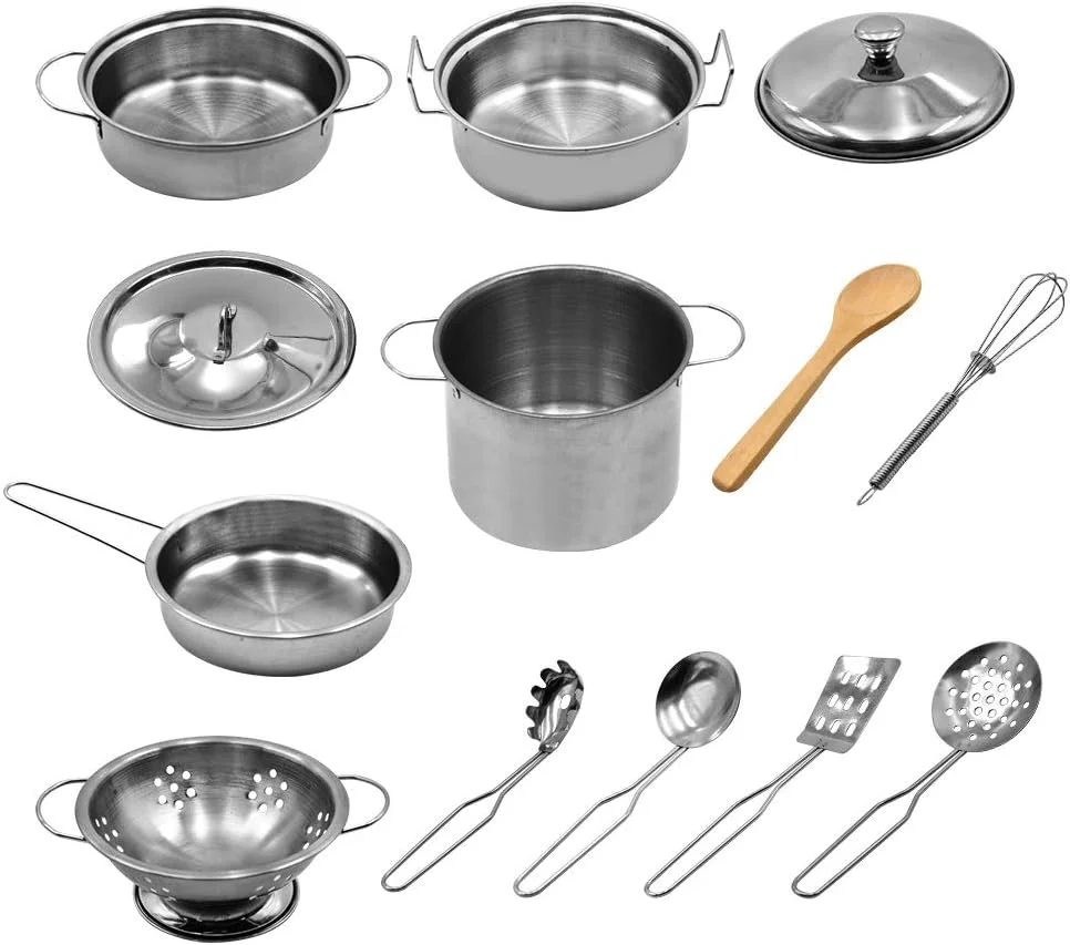 ست آشپزخانه فاجیا، ست پخت و پز و شیرینی پزی کودکان 18 تکه شامل کلاه آشپز، پیش بند، دستکش فر، قابلمه، تابه، قاشق، کفگیر، لوازم آشپزخانه، ست بازی نقش آفرینی آشپز برای کودکان، هدیه آموزشی برای دختران و پسران (آبی)