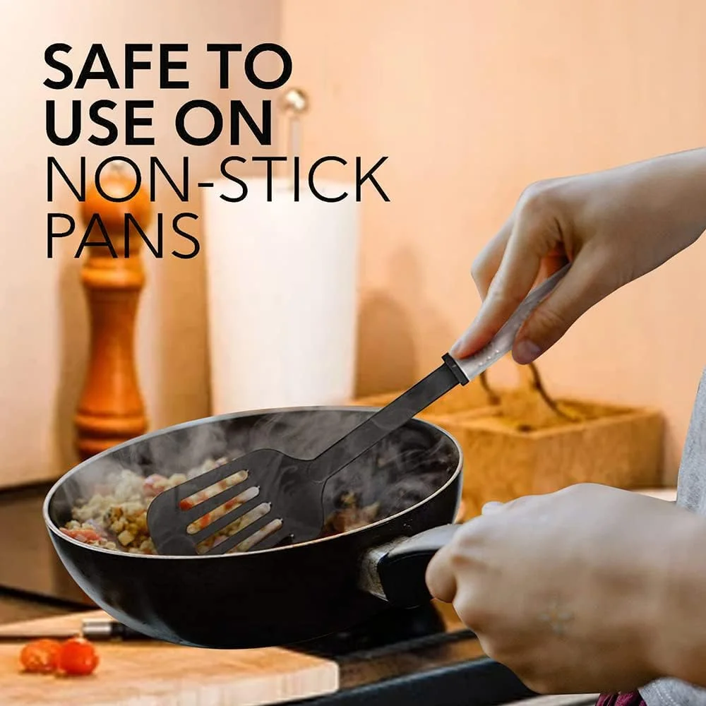 ست 25 تکه لوازم آشپزخانه - ست لوازم آشپزی نایلونی و استیل ضد زنگ - لوازم آشپزخانه نچسب با کفگیر - ست لوازم آشپزخانه - ست ابزار آشپزخانه