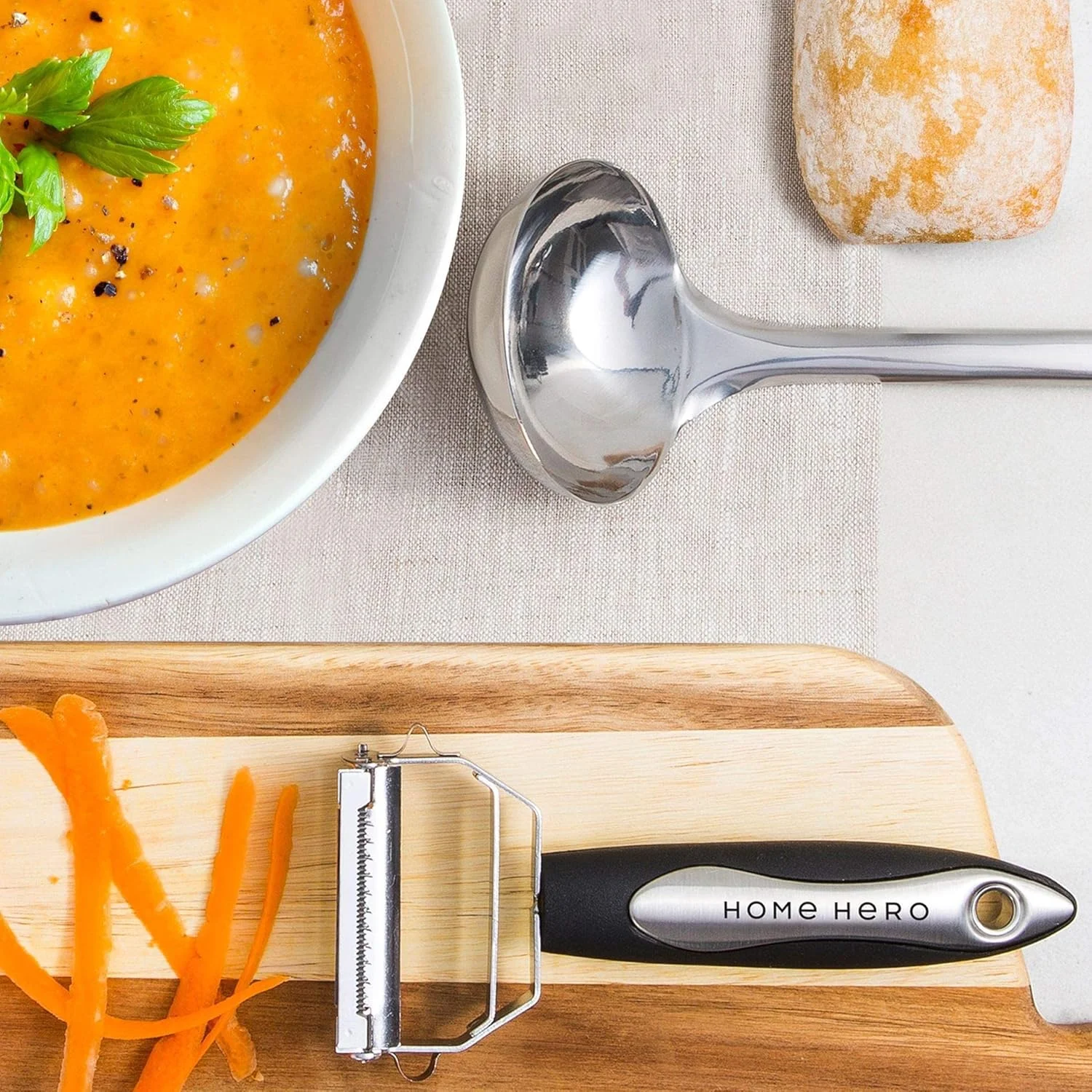 ست لوازم آشپزخانه استیل هوم هیرو - 25 ابزار آشپزی - ست ظروف آشپزی نچسب با کفگیر - بهترین ابزار آشپزخانه، ست ابزار آشپزخانه هدیه ست لوازم آشپزخانه استیل هوم هیرو - 25 ابزار آشپزی - ست ظروف آشپزی نچسب با کفگیر - بهترین ابزار آشپزخانه، ست ابزار آشپزخانه هدیه