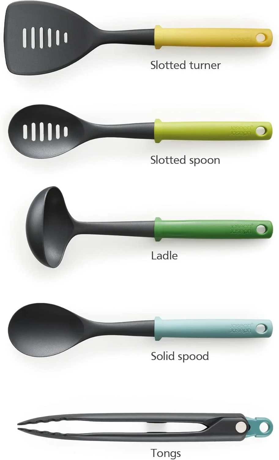 ست ابزار آشپزی 5 تکه جوزف جوزف مدل Duo Elevate Carousel، رنگ اوپال ست ابزار آشپزی 5 تکه جوزف جوزف مدل Duo Elevate Carousel، رنگ اوپال