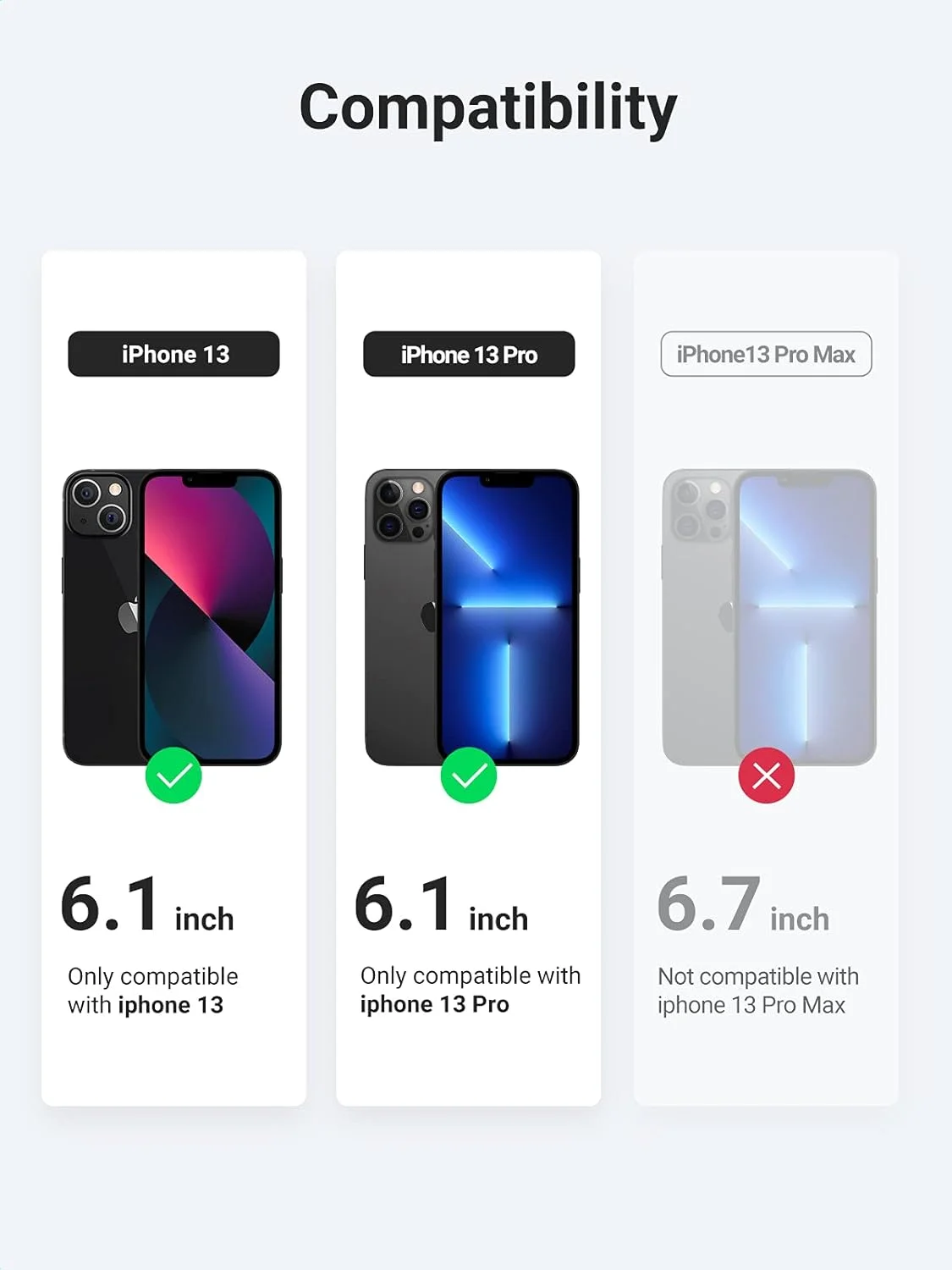 محافظ صفحه نمایش حریم خصوصی یوجرین برای آیفون 14/13 پرو/13 سایز 6.1 اینچ به همراه قاب نصب آسان، بدون حباب، شیشه حرارت دیده شفاف HD ضد اثر انگشت، 2 عددی محافظ صفحه نمایش حریم خصوصی یوجرین برای آیفون 14/13 پرو/13 سایز 6.1 اینچ به همراه قاب نصب آسان، بدون حباب، شیشه حرارت دیده شفاف HD ضد اثر انگشت، 2 عددی